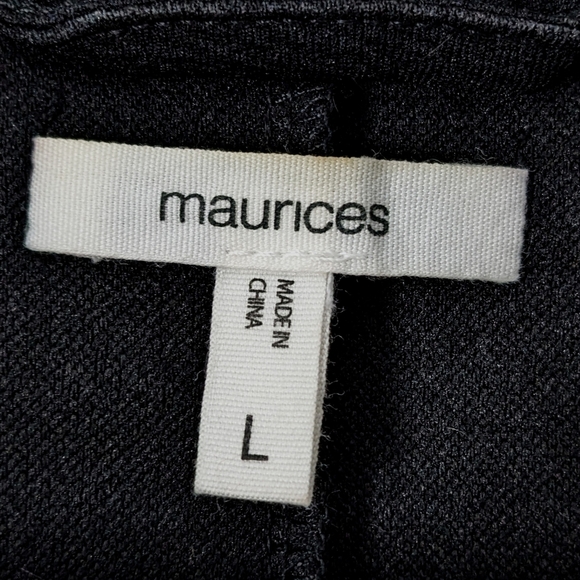 Black 3/4 Sleeve Blazer - Picture 6 of 8